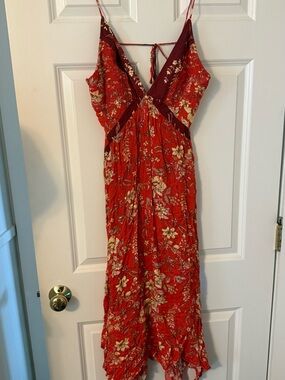 Free People | Dresses | Free People Peach Pie Midi | Poshmark